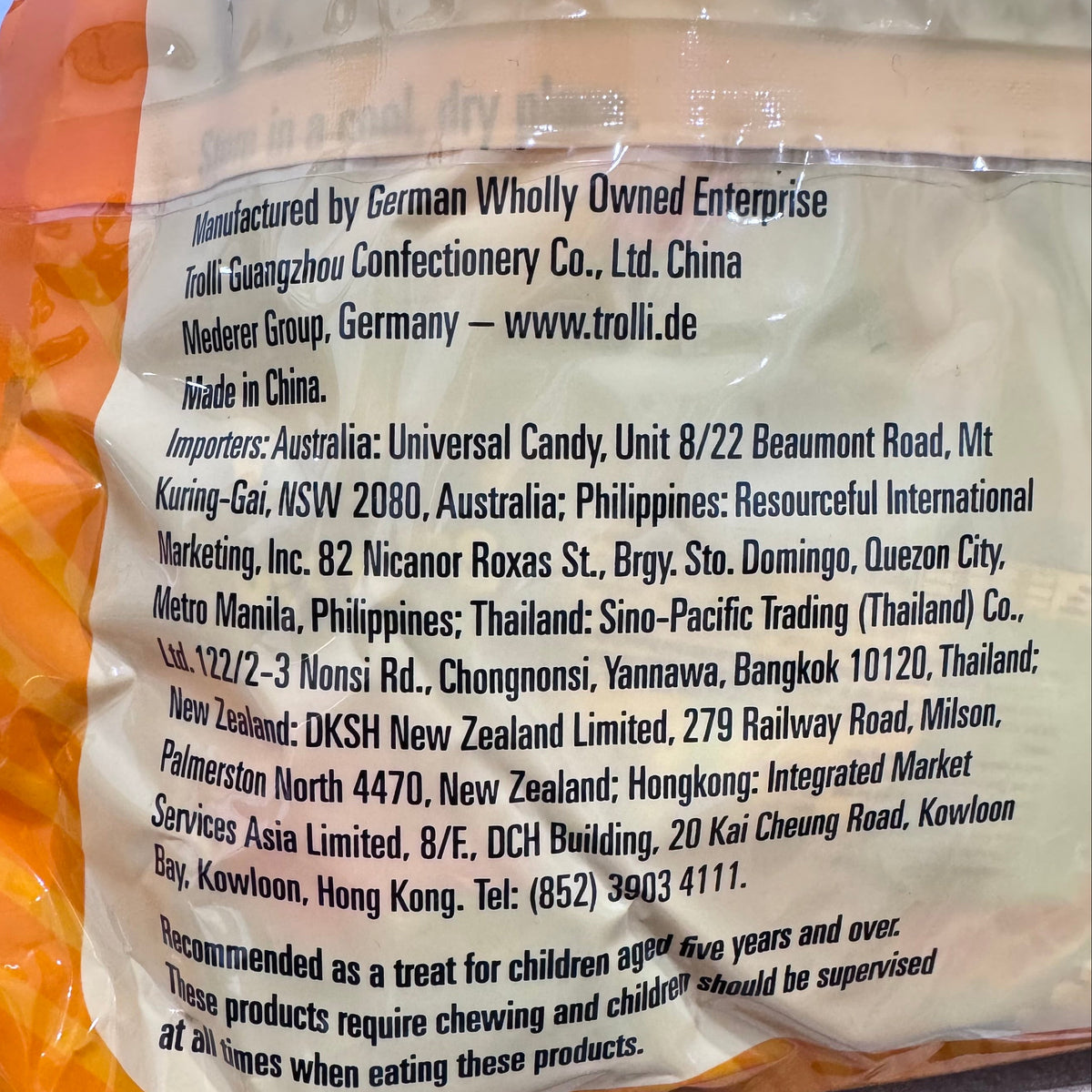 Trolli Multi Mix Original Family Pack 800g | Fruit Jelly Gummy Candy