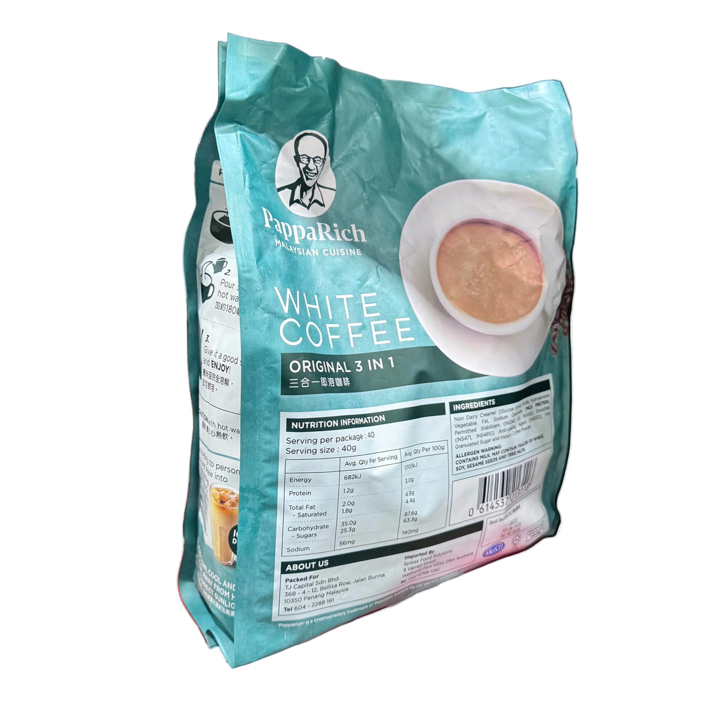 PappaRich Malaysian White Coffee Original 3 in 1 (40 x 40g / 1.6kg)