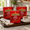 3 x Twinings English Breakfast Pure Black Tea Bags 100 pack (200g) Value Pack