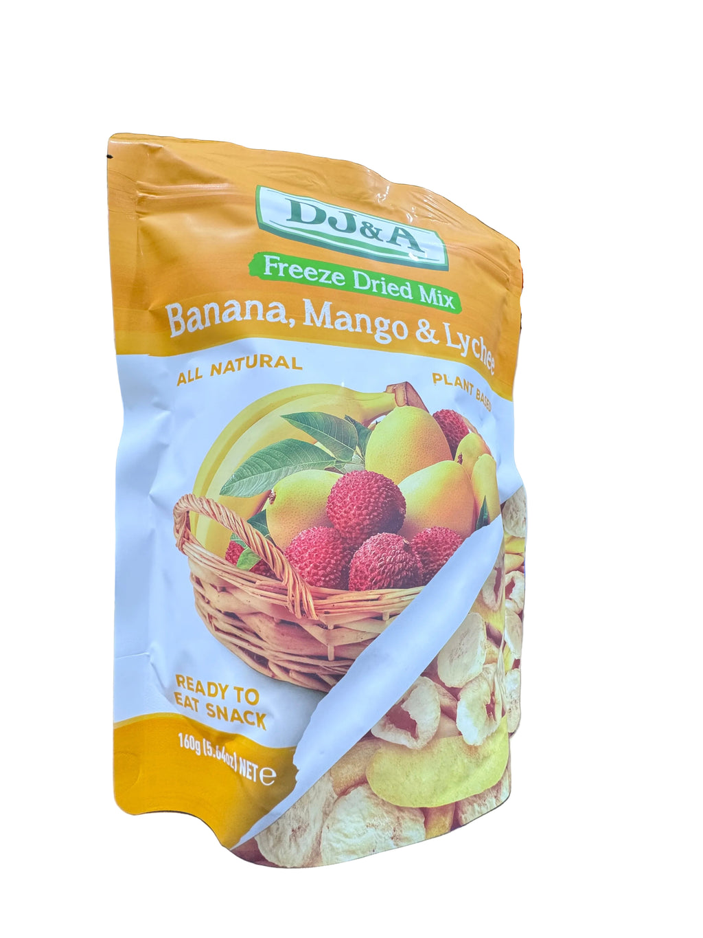DJ&A Freeze Dried Mix Banana, Mango & Lychee 160g
