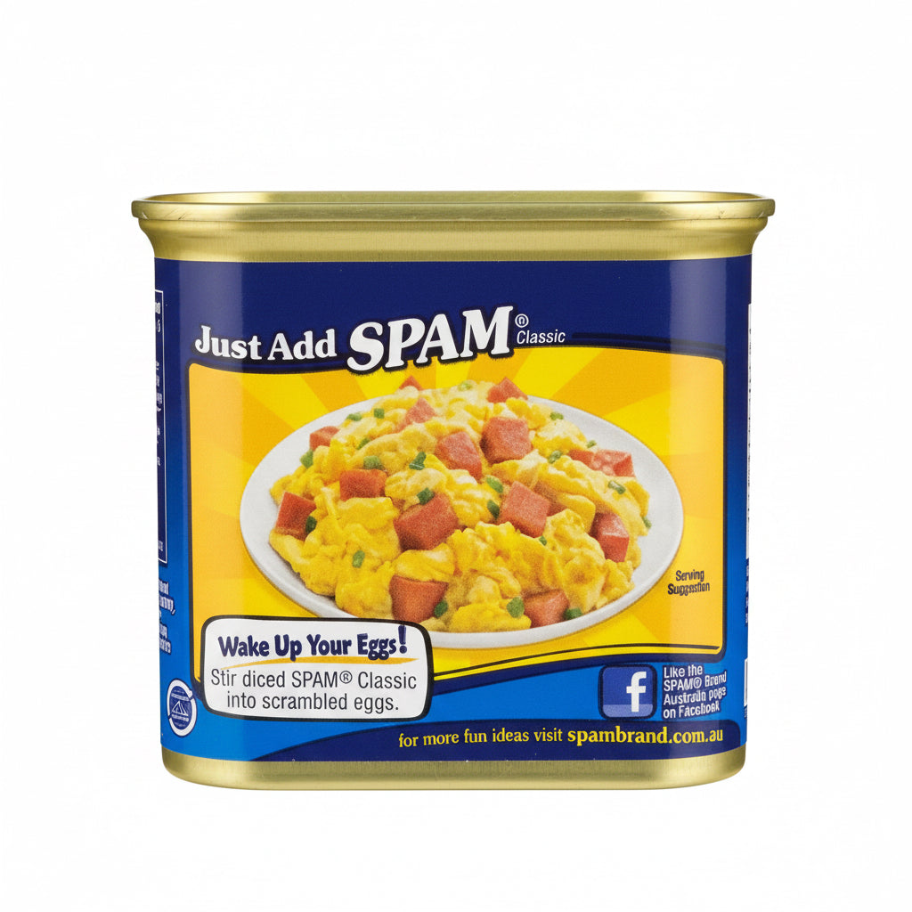 Spam Regular 3x340G Cans, Cook and Fry, Fully Cooked Canned Pork with ham,Simple