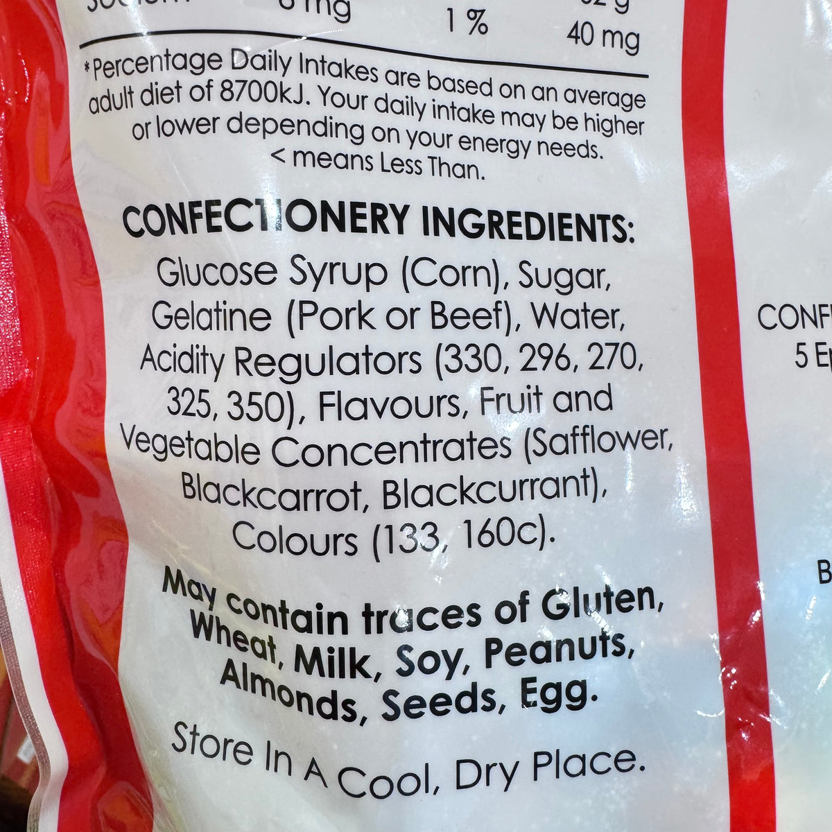 Fini Fizzy Worms Sour Gummy Candy 1.2kg Bulk Bag