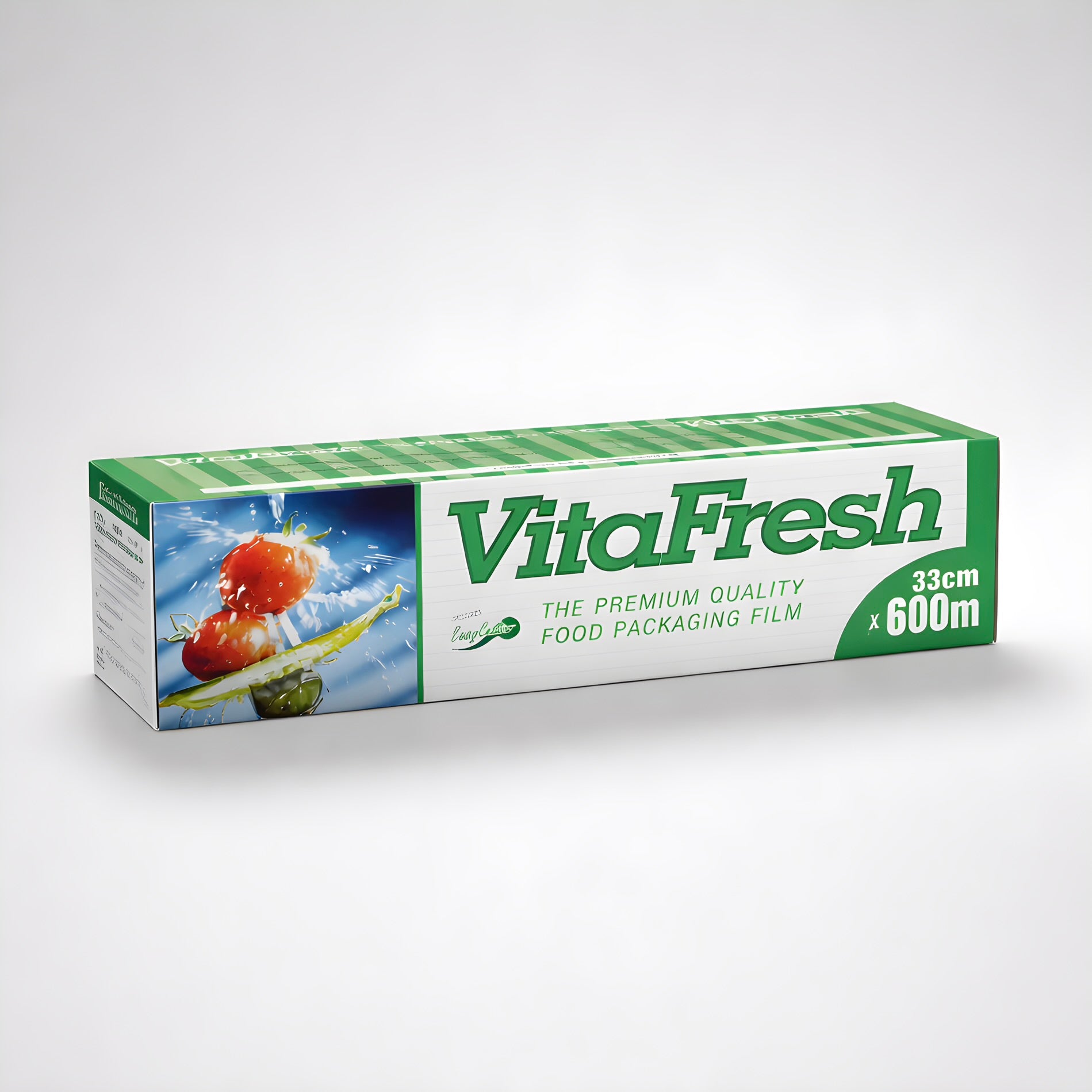 Vitafresh Cling Wrap Film 33cm x 600M Food Packaging Stretch with Slide Cutter