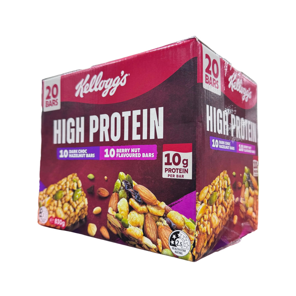 Kellogg’s High Protein Bars 20 Pack (830g) - Dark Choc & Berry Nut