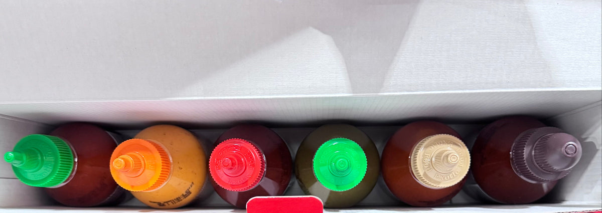 Flying Goose Sriracha Mixed Pack 6 x 200ml - Thai Hot Sauce Variety Set