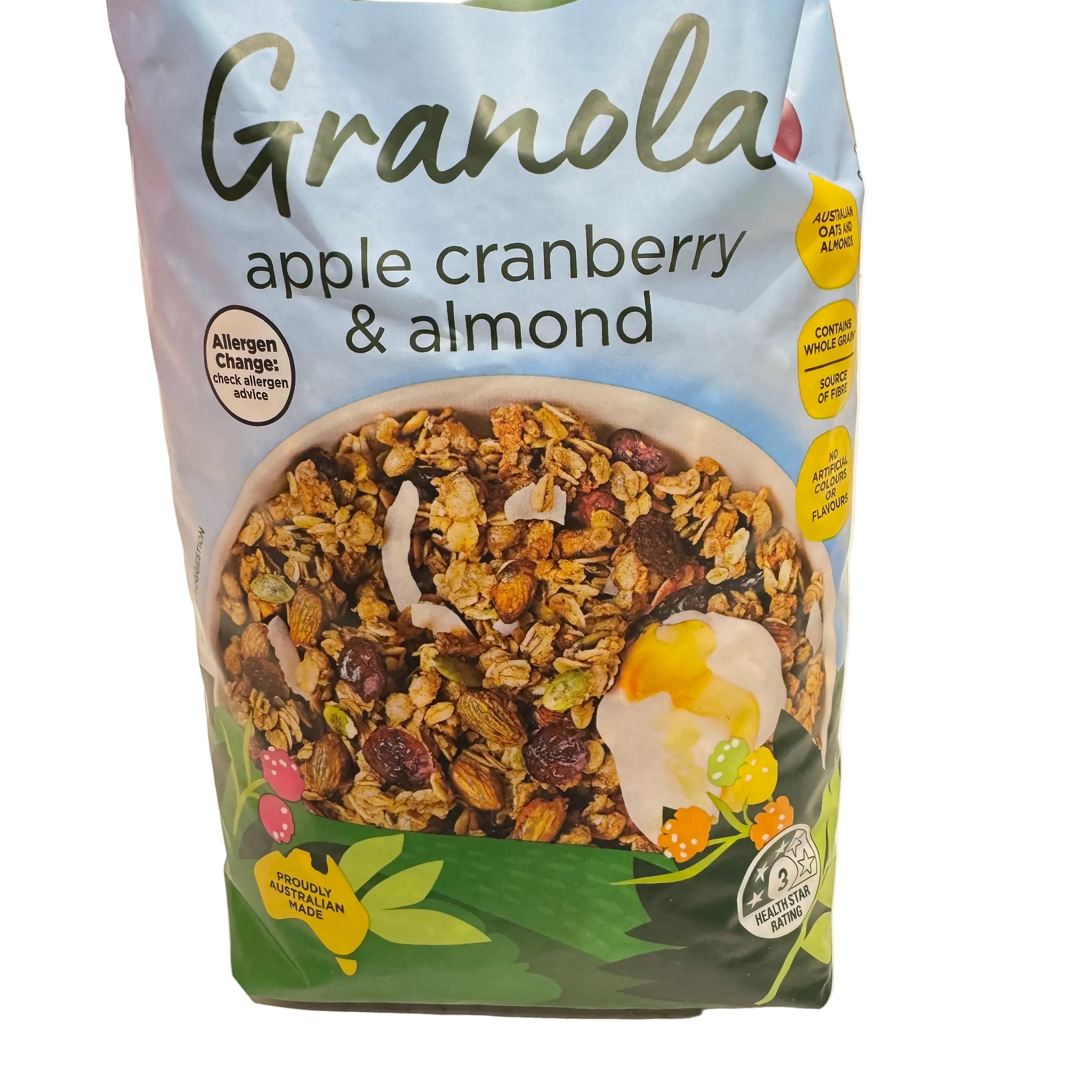 Harvest Fields Apple Almond & Cranberry Granola 1.2kg, Apple Cranberry & Almond