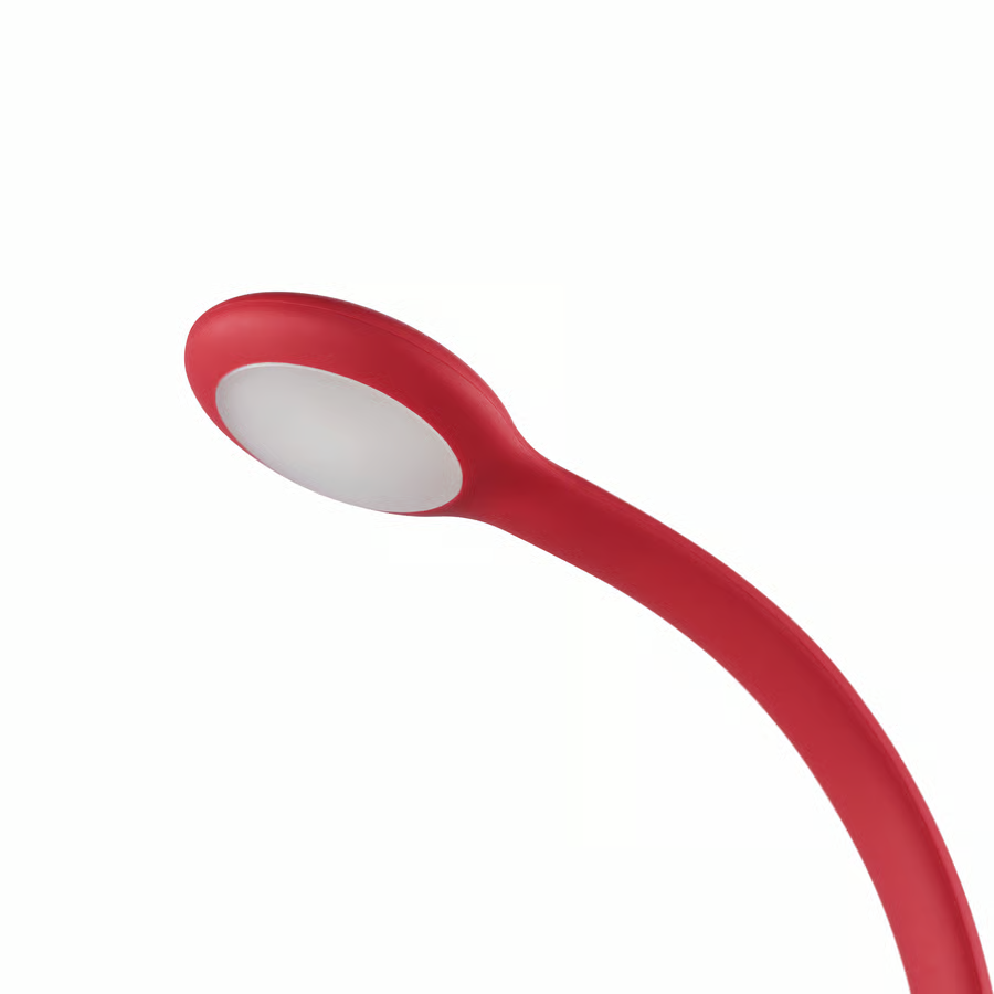 LED USB-C Lamp Red 30cm Dimmable Adjustable Reading Laptop Light Energy Saving