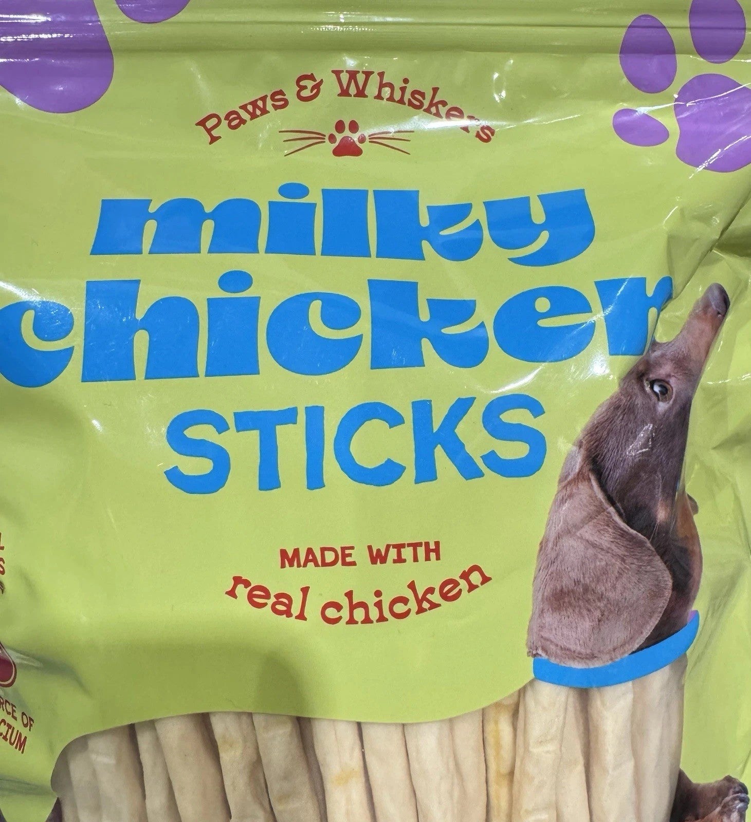 Paws & Whiskers Milky Chicker Sticks 600g  Made with Real Chicken