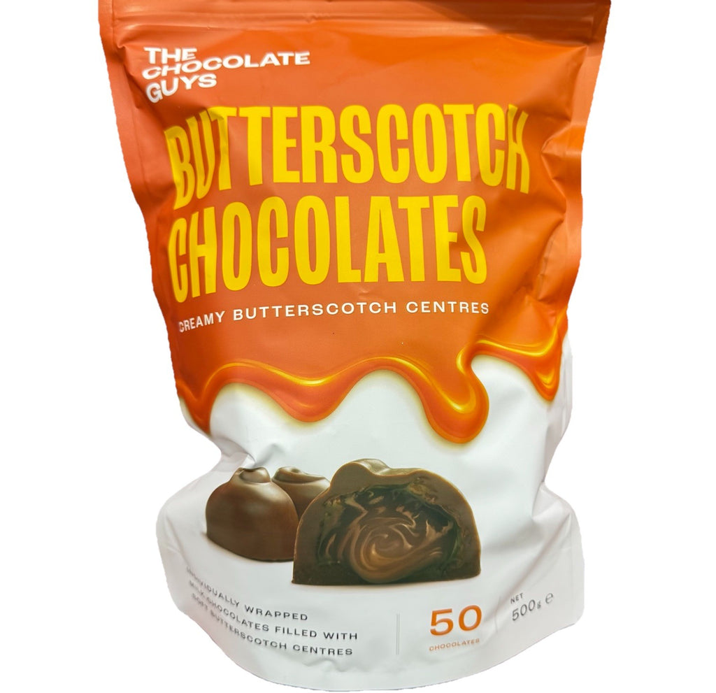 The Chocolate Guys Butterscotch Chocolates 500g Creamy Butter and Sweet Caramel