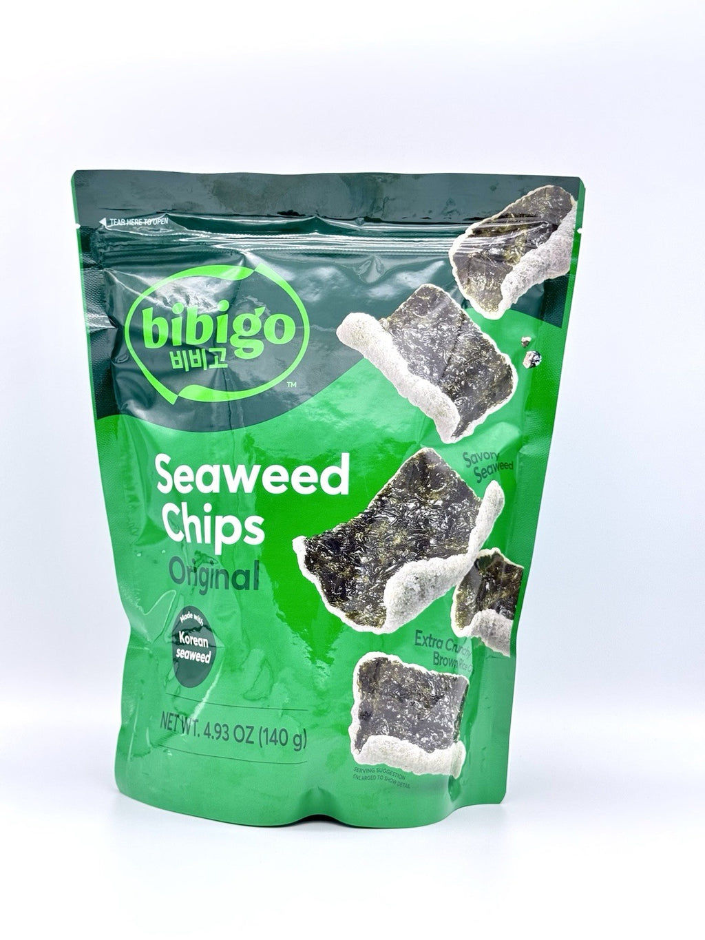 Bibigo Seaweed Chips Original 140g Snack - Made In South Korean