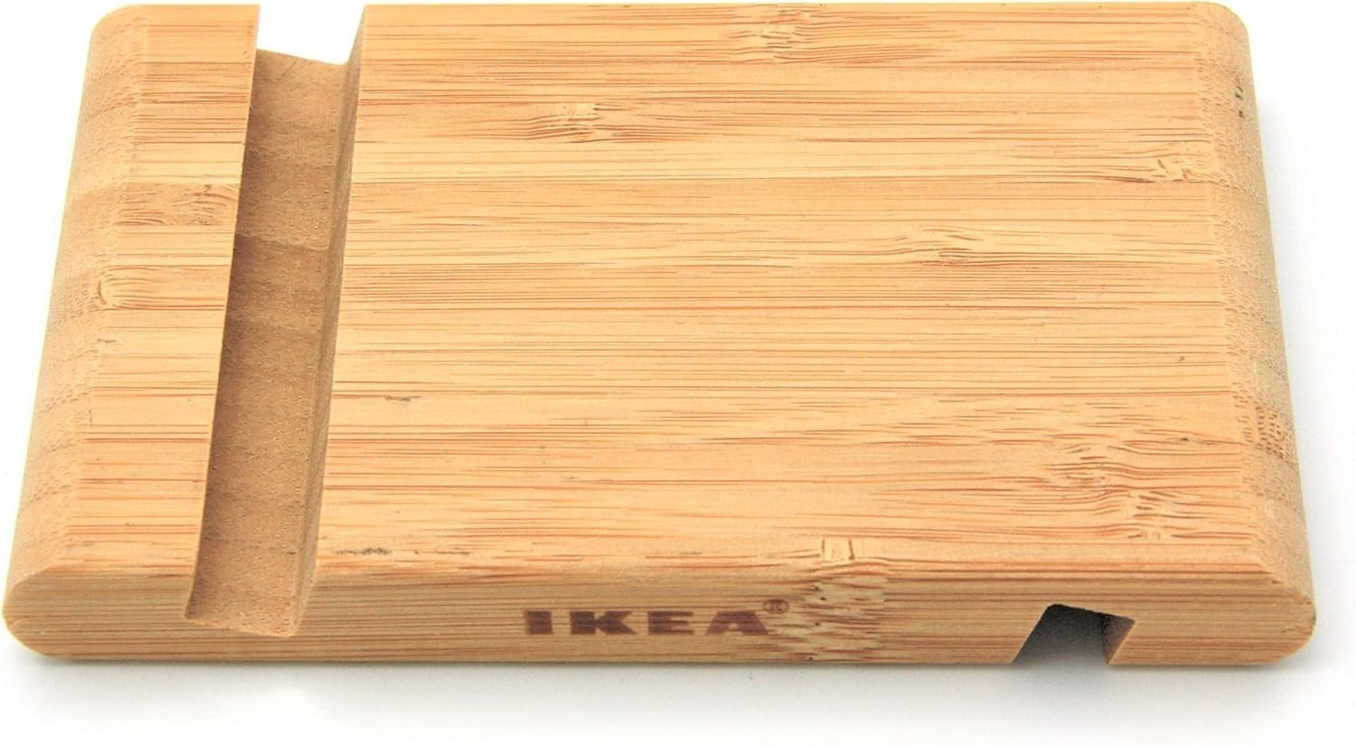 IKEA BERGENES Bamboo Mobile Phone / Tablet Holder iPhone iPad Samsung 2 Slots