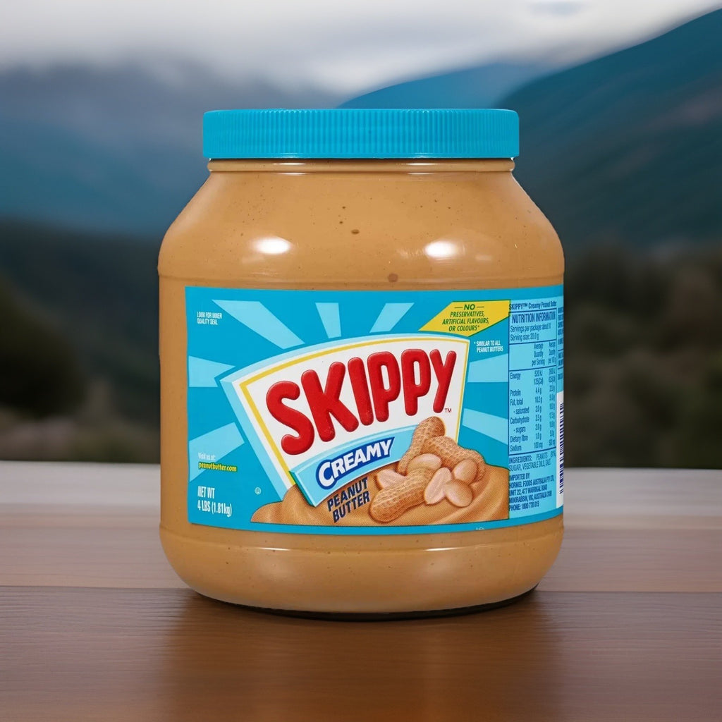 1.81 KG x Skippy Creamy Peanut Butter Delicious Tasty Smooth Spread PB Bulk Jar