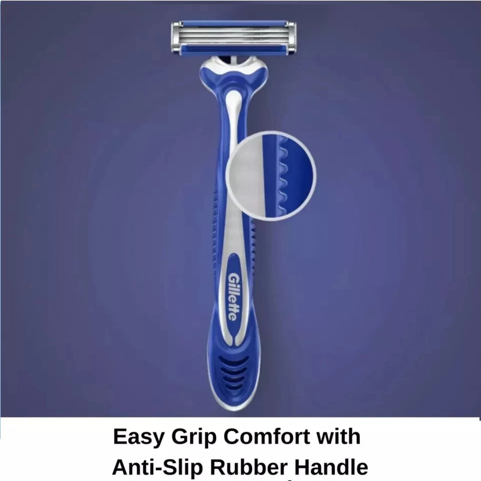 Gillette Sensor3 Disposable Pivoting Head Anti-slip Rubber Handle Mel 36 Pack