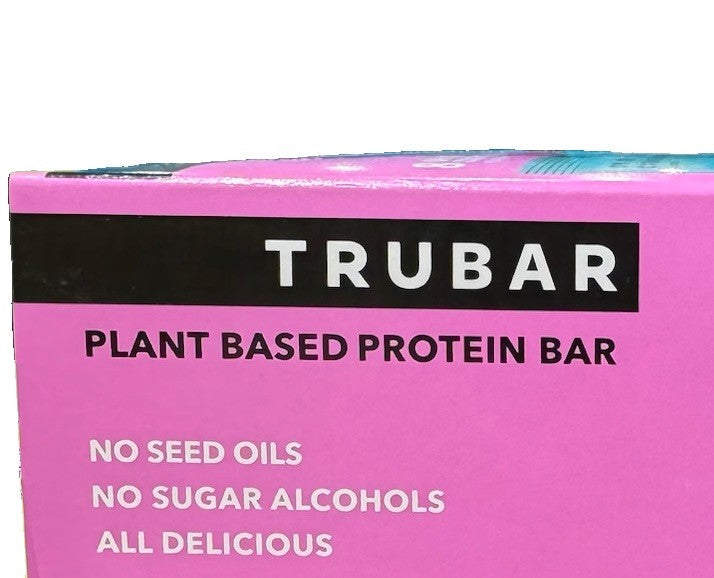 TRUBAR Plant Based Protein Bar Cookie Dough & Donuts Variety Pack 16 Bars 800g