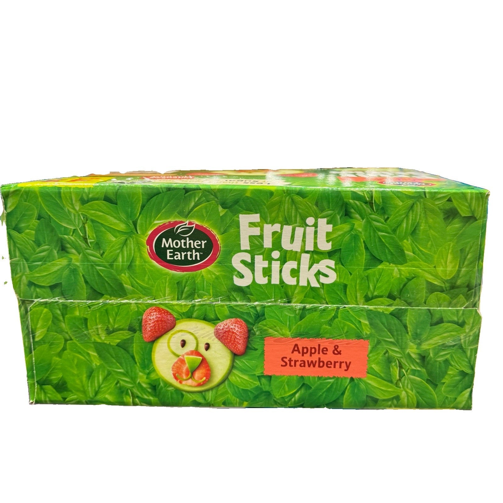 Mother Earth Apple & Strawberry Fruit Sticks 48 Bars 912g Lunchbox Friendly