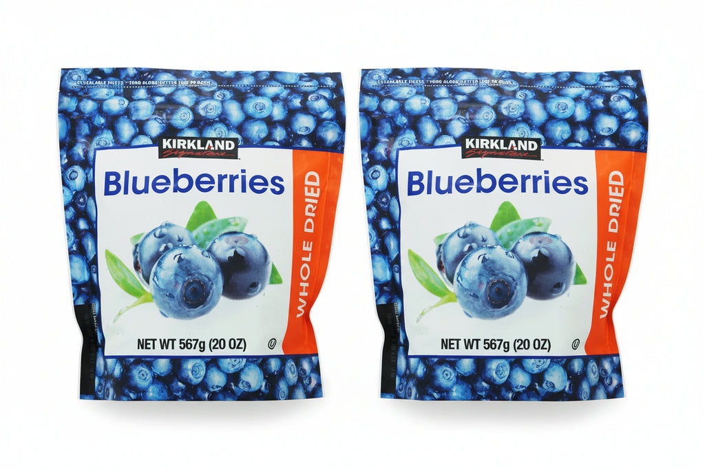 2 Pack x Kirkland Signature Whole Dried Blueberries 567gram