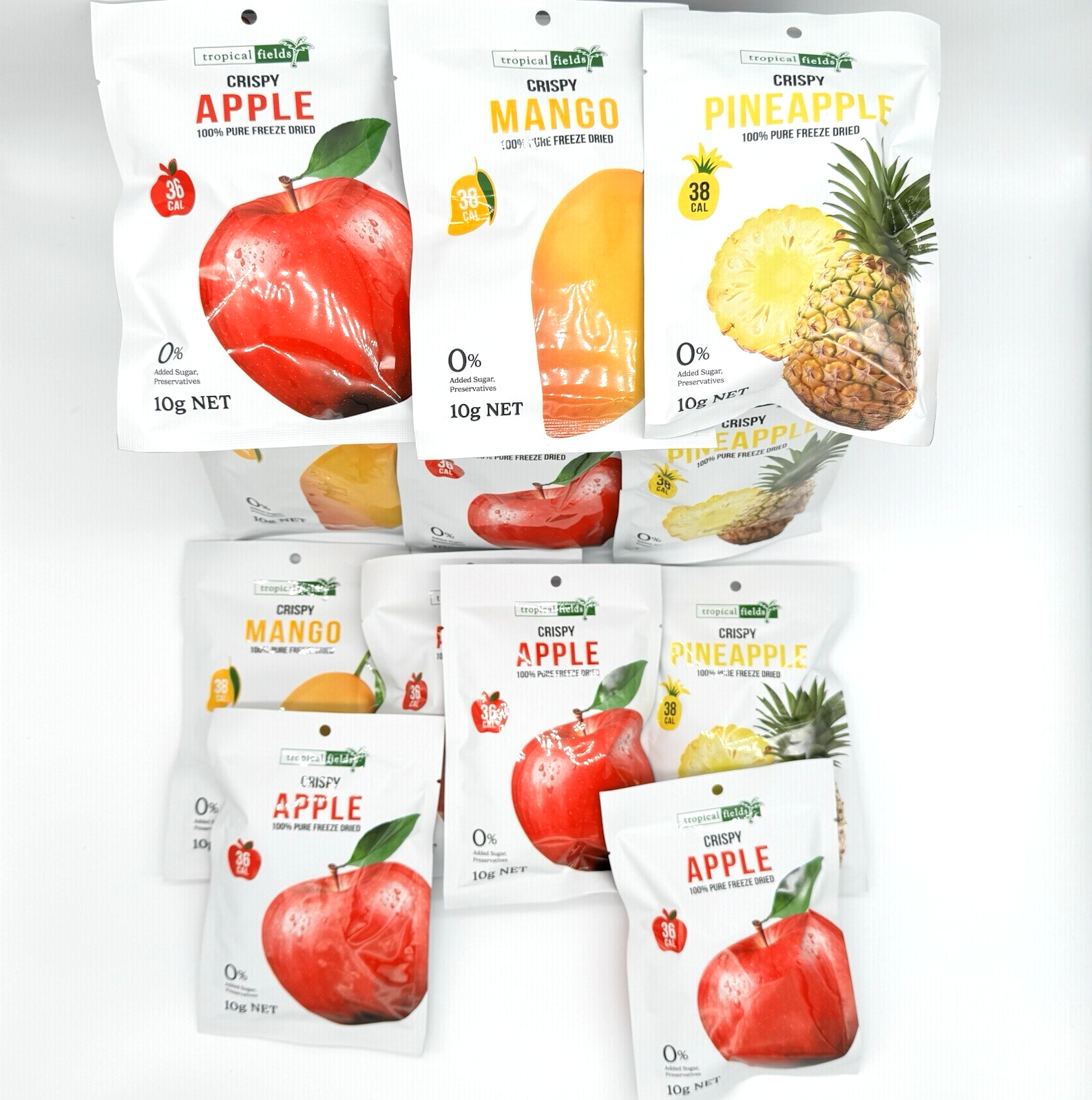 Tropical Field 100% Crispy Pure Freeze Dried Fresh Fruit Kid Lunch Snack 120g
