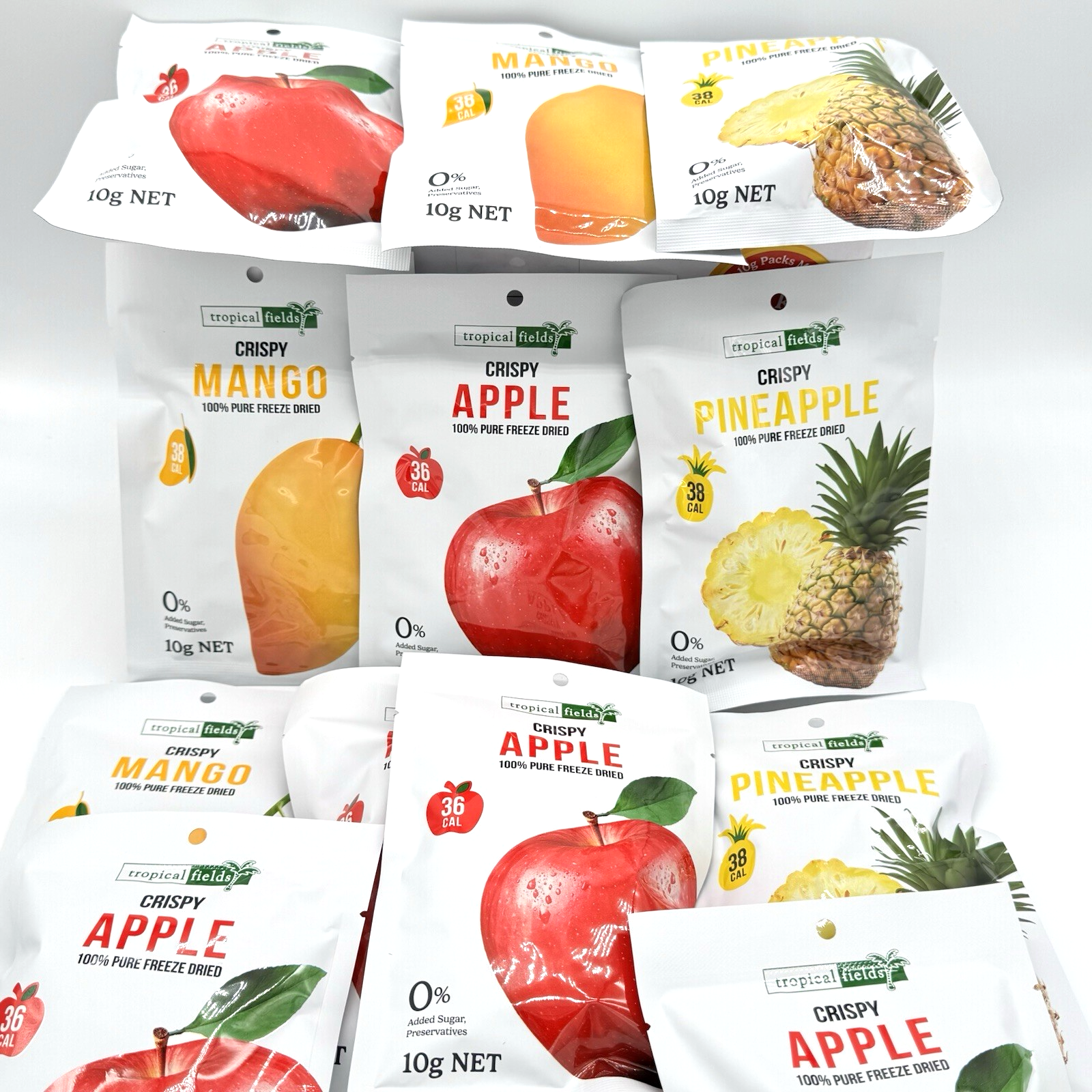 Tropical Field 100% Crispy Pure Freeze Dried Fresh Fruit Kid Lunch Snack 120g