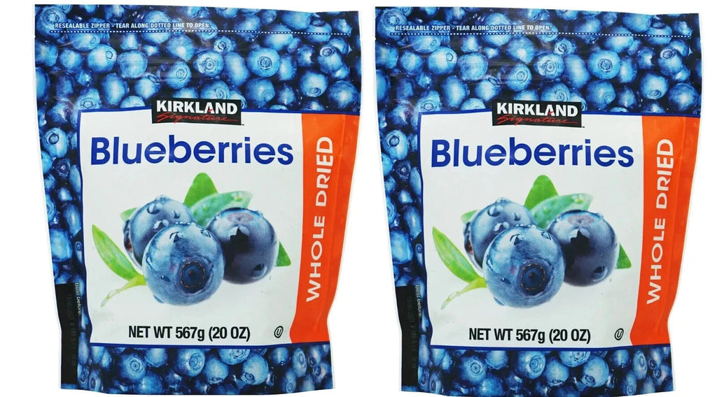 2 Pack x Kirkland Signature Whole Dried Blueberries 567gram