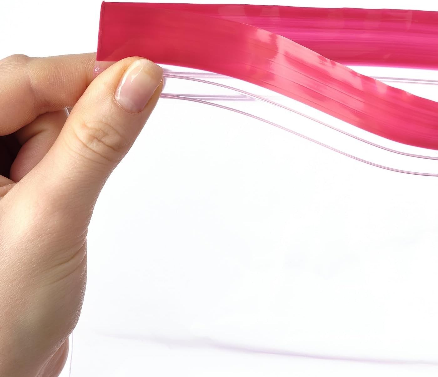 2 x IKEA ISTAD Freezer Bags Red Pink 100pk, Resealable Food,(50x1.2L & 50x2.5L)