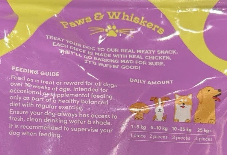 Paws & Whiskers Milky Chicker Sticks 600g  Made with Real Chicken
