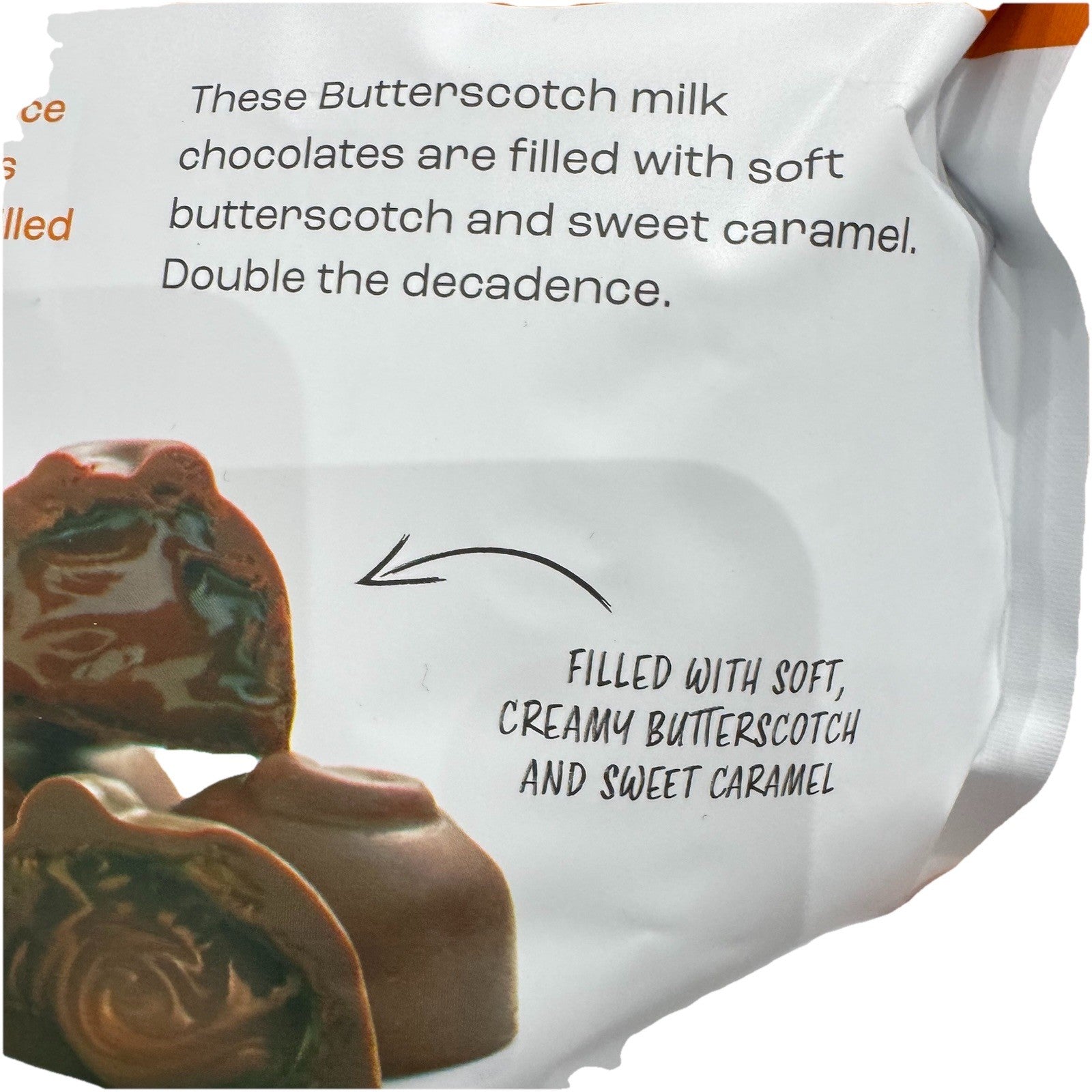 The Chocolate Guys Butterscotch Chocolates 500g Creamy Butter and Sweet Caramel