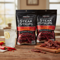 2 x 300g Kirkland Signature Steak Strips Extra Thick Cut - Made In New Zealand