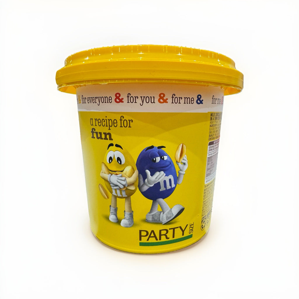M&M's Peanut Chocolate Snack & Share Party Bucket 575g Lollies Candy Sweets