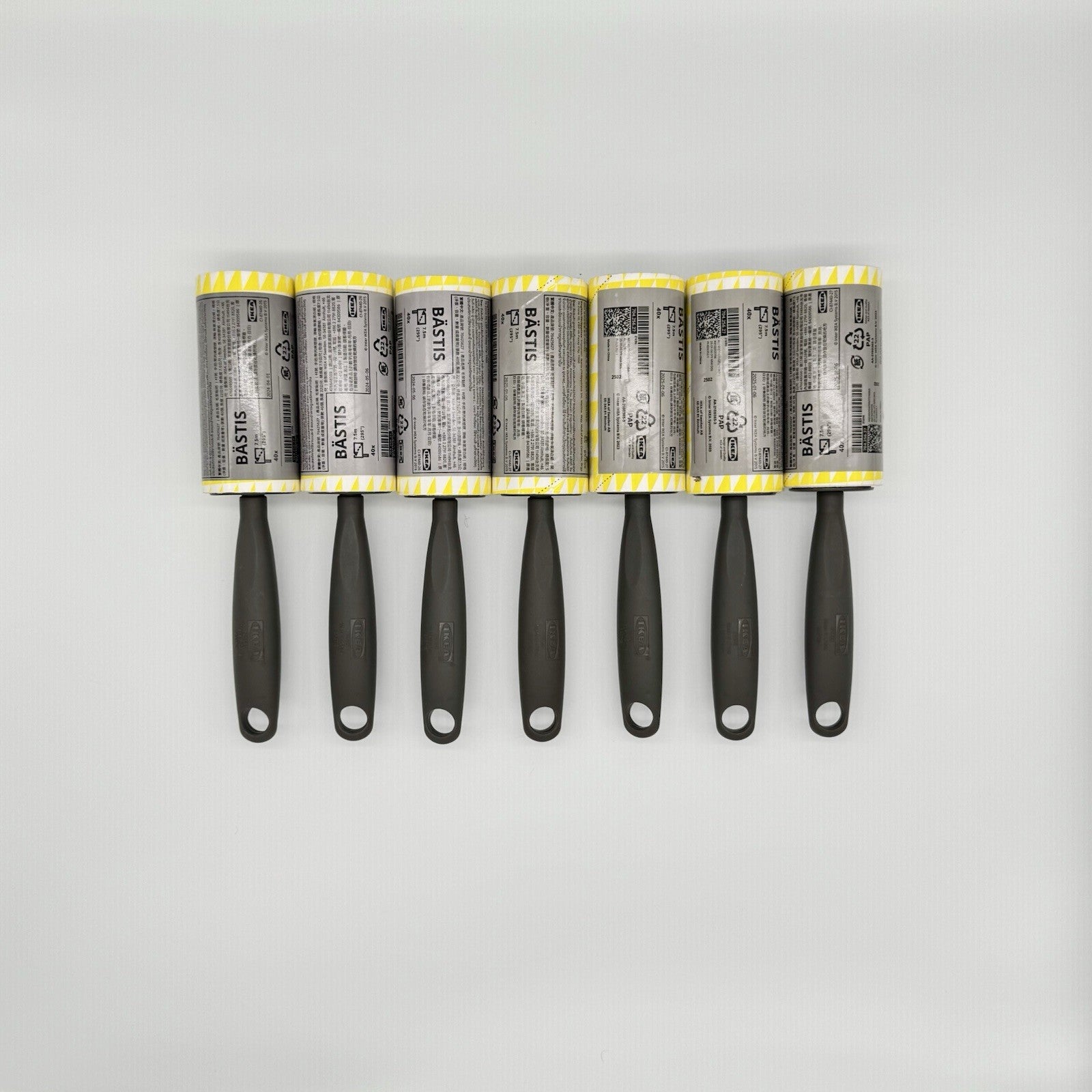 7x IKEA Bastis Lint  Roller Compatible Dust Animal Pet Hair Remover, SET OF 7