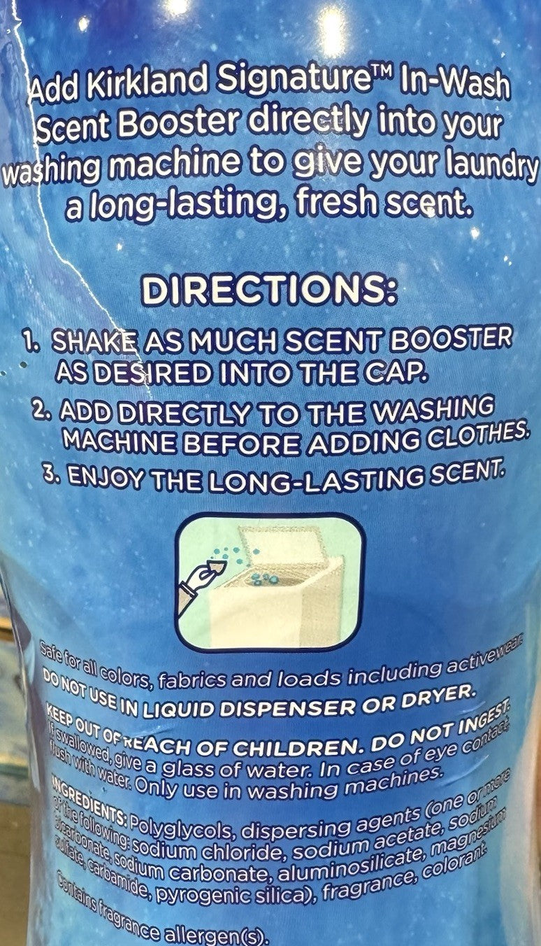 Kirkland Signature In-Wash Booster Ultra Fresh Scent 1.3 Kg Made in USA