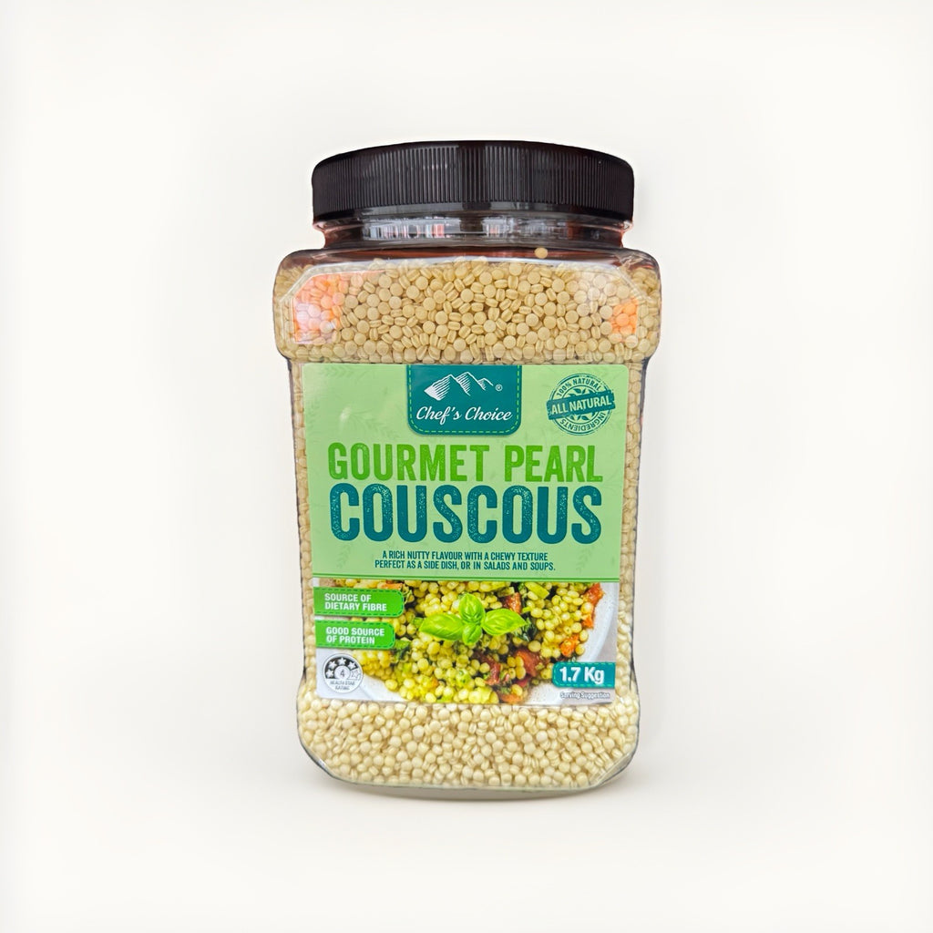 Chef's Choice Gourmet Toasted Pearl Couscous 1.7KG All Natural  Vegan NON-GMO