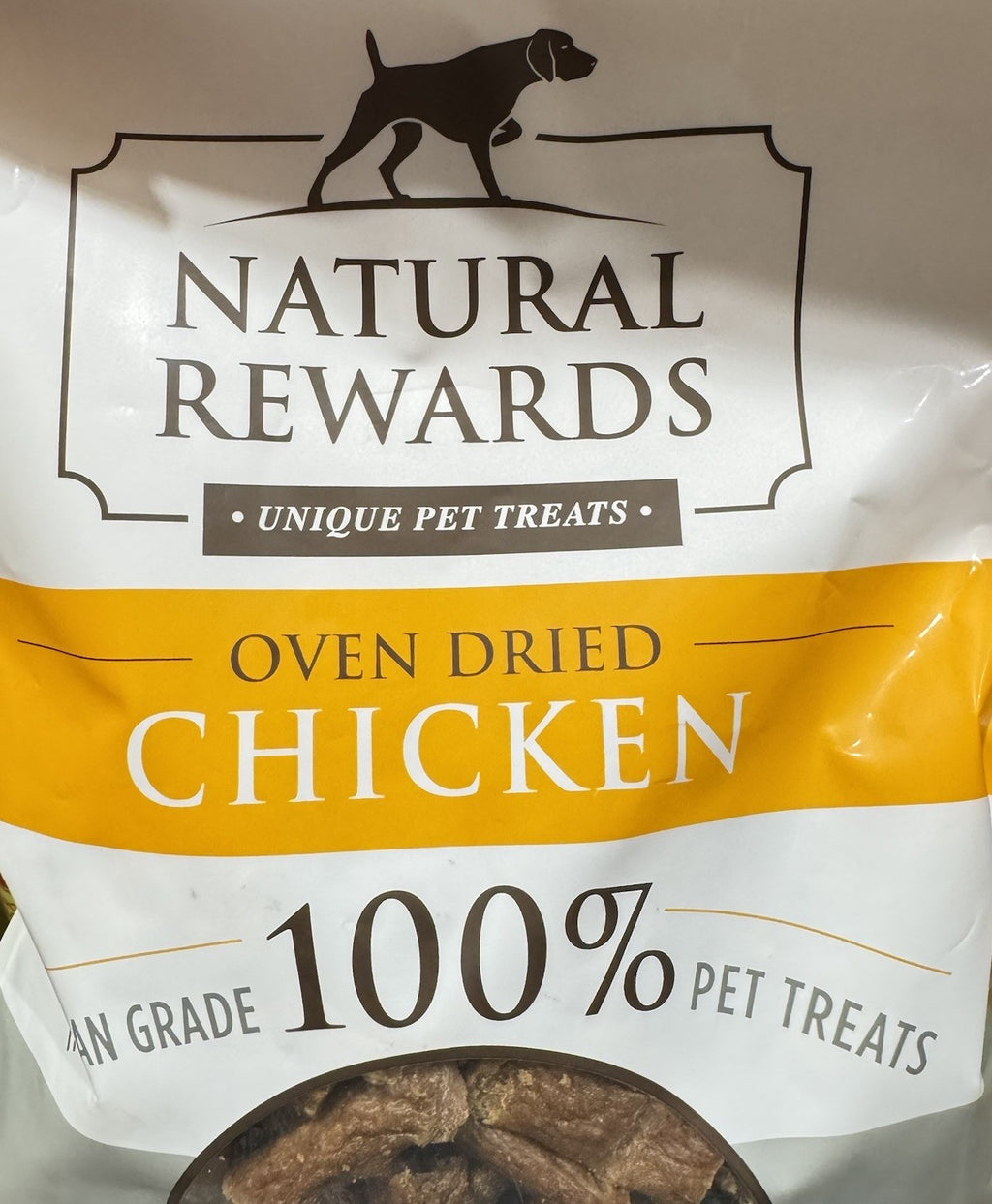 Natural Rewards Human Grade Chicken Dog Pet Food Treats 500g Australian Made