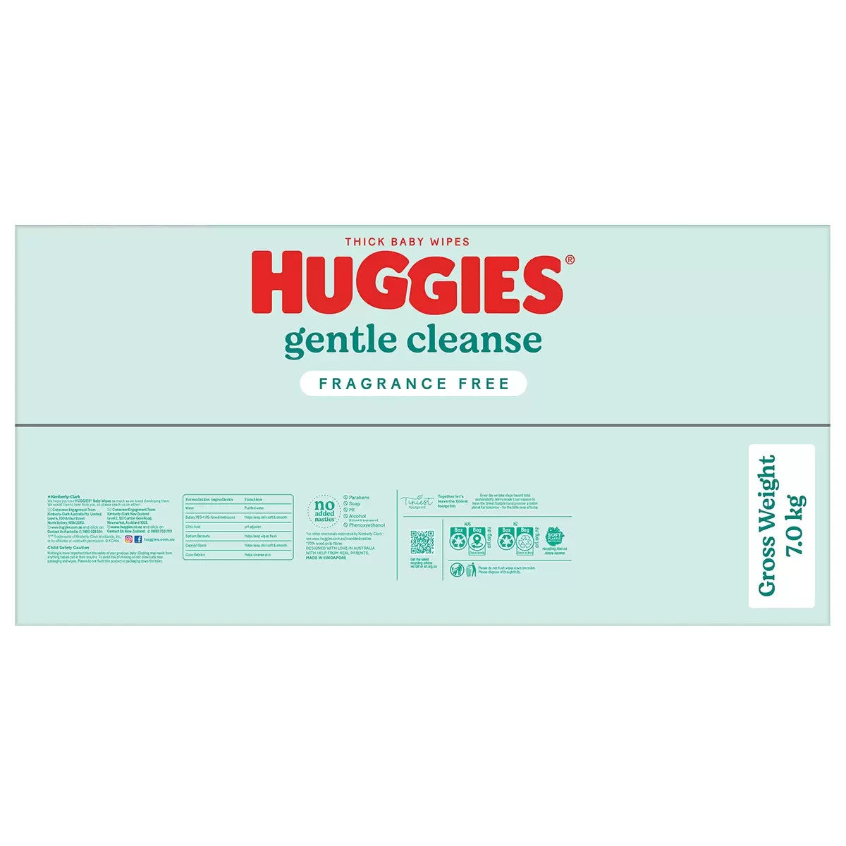 BOX 960 HUGGIES Thick Baby Wet Wipes Bulk Mega Pack Fragrance Free (12x80 Wipes)