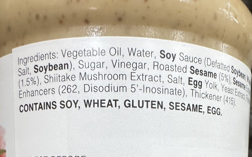 1L Kewpie Roasted Sesame Dressing - Authentic Japanese Style for Salad & Food