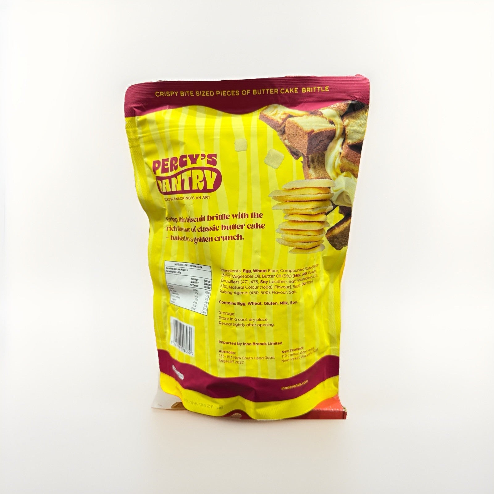 *NEW* Percy’s Pantry Biscuit Brittle 200G A Classic Butter Cake Recipe Crispy