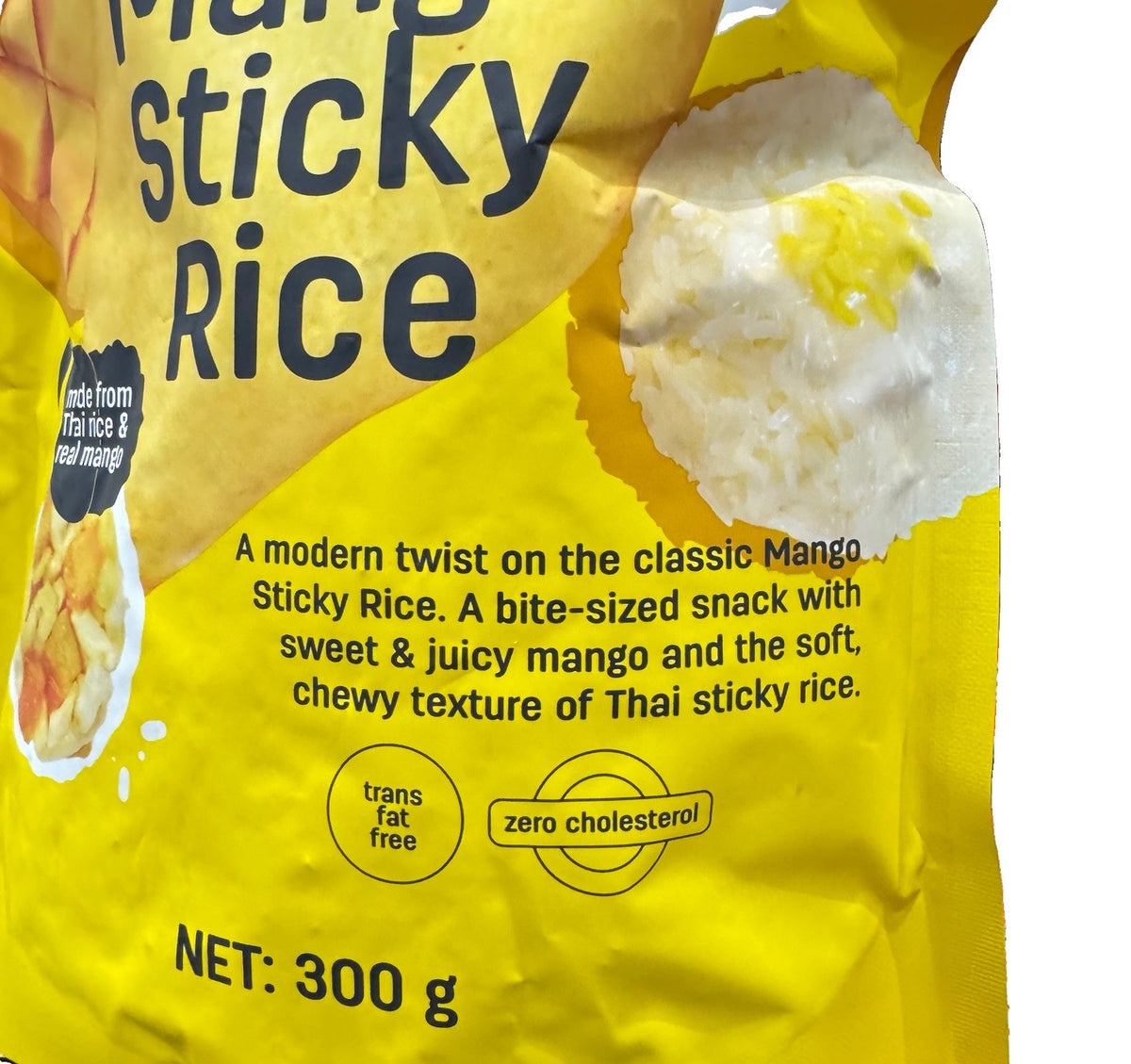 The Tropical Fruit Co Crispy Mango Sticky Rice Snack 300g Thai Dried Fruit