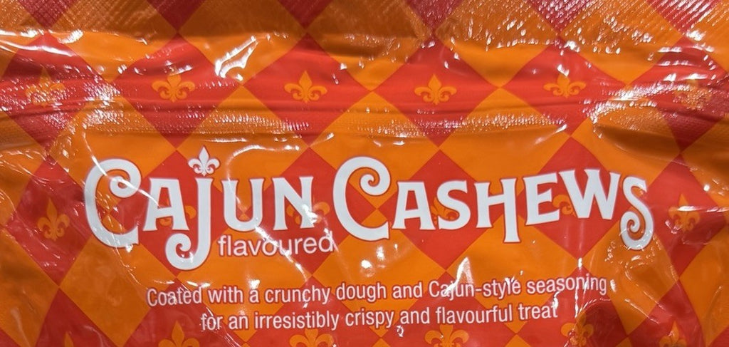 Cajun Cashews Crispy Cracker Coating 680g Crunchy Flavoured Nuts Snack Pantry