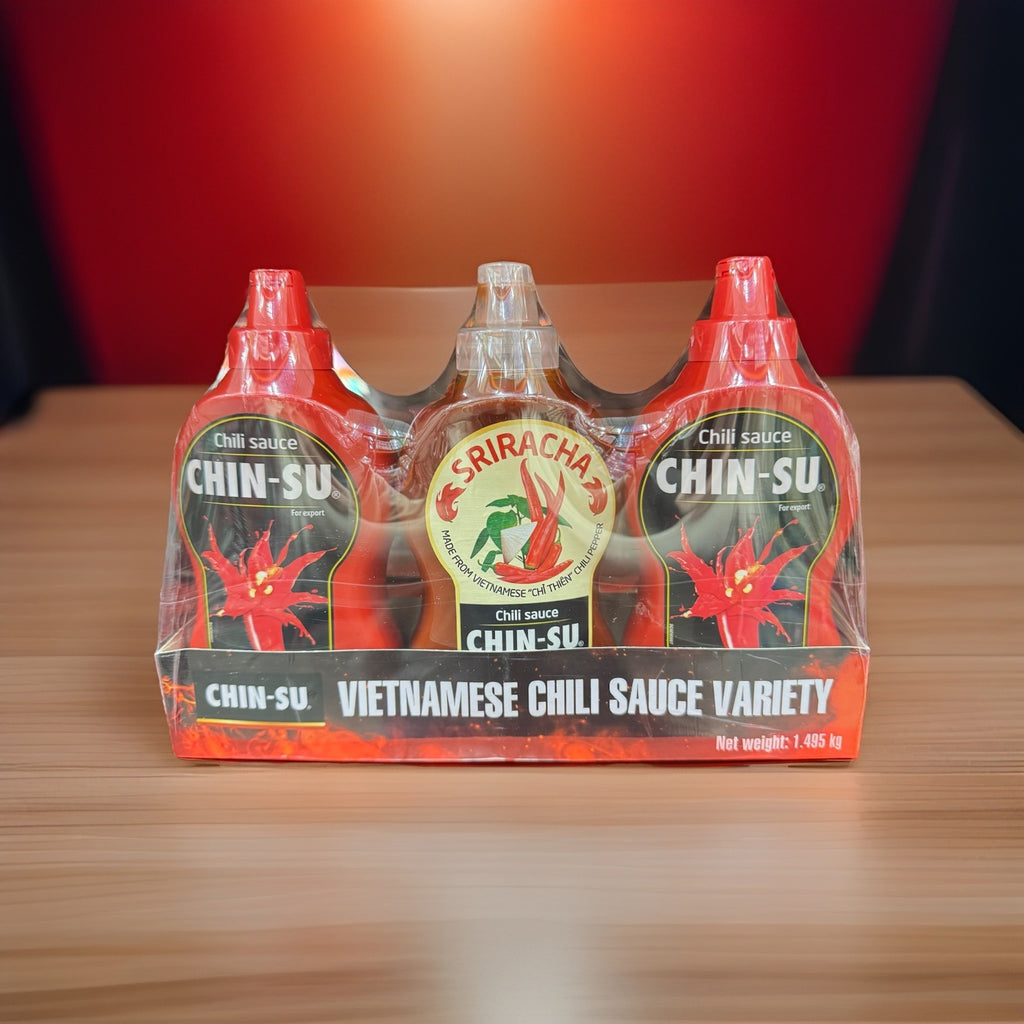 3 Pack x Chin-Su Vietnamese Chili Sauce Variety 1.49kg Sealed Sriracha Hot Sauce