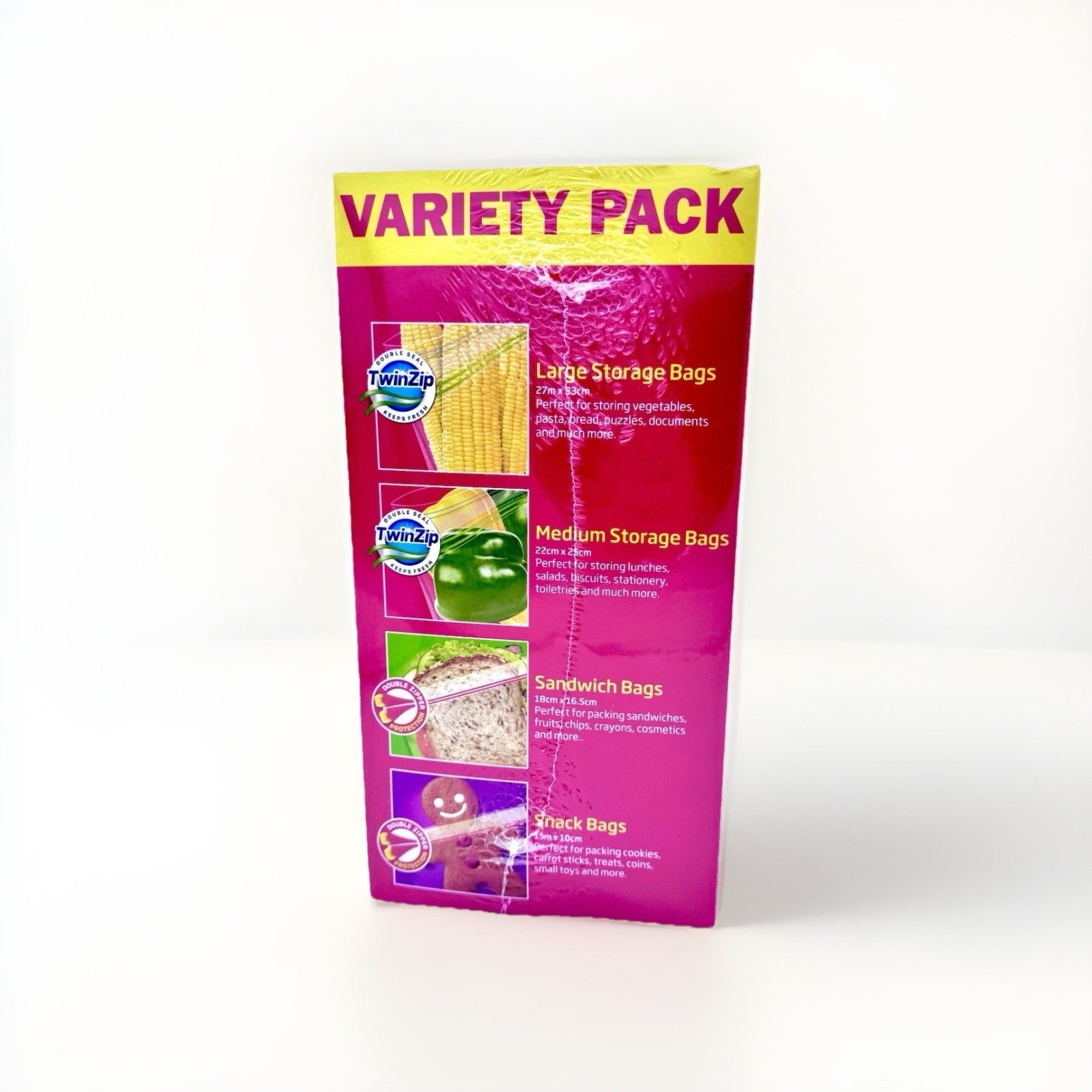 Hercules Resealable Bags Variety Pack (Pack of 350)