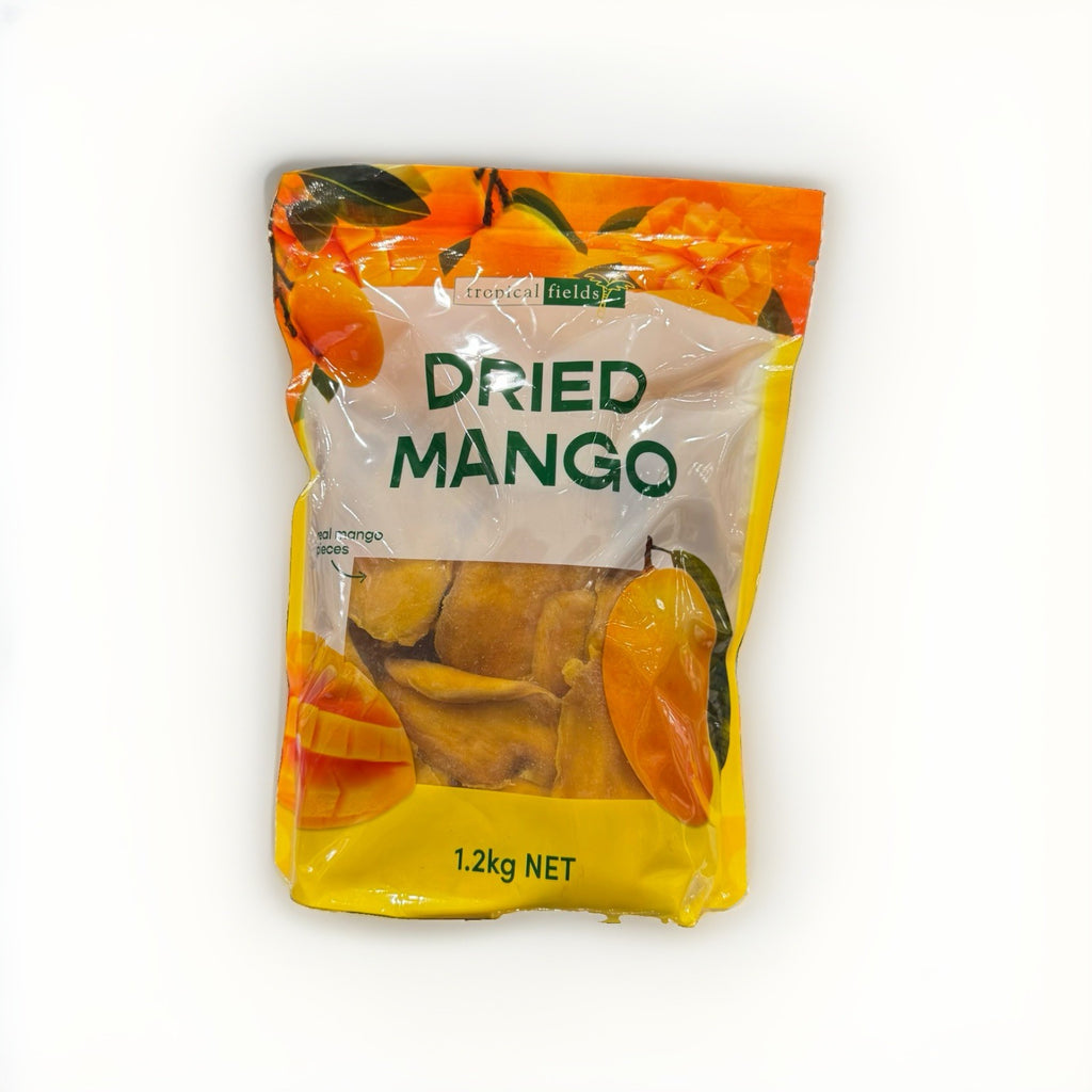 Tropical Fields Real Dried Mango Slices Healthy Snack Food 1.2kg Bag Pack