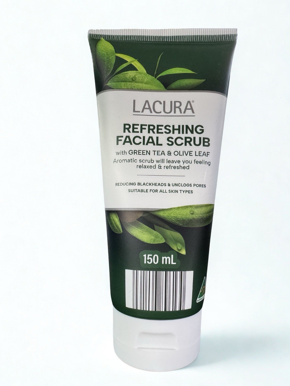 Lacura Refreshing Facial Scrub with Green Tea&Olive Leaf Relaxed&Refreshed 150ml