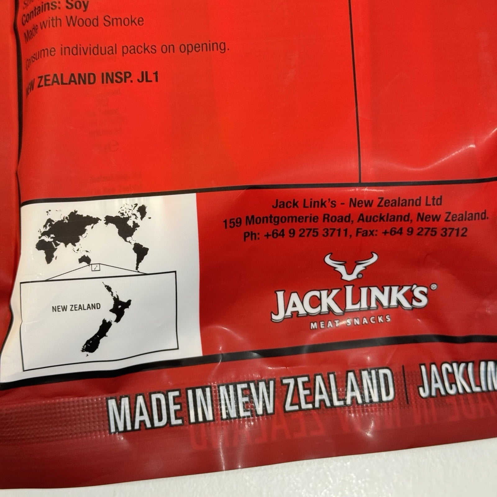 2 x Jack Link's Original Beef Jerky Stick 24x12g Protein Smoked Meat Snack 288g