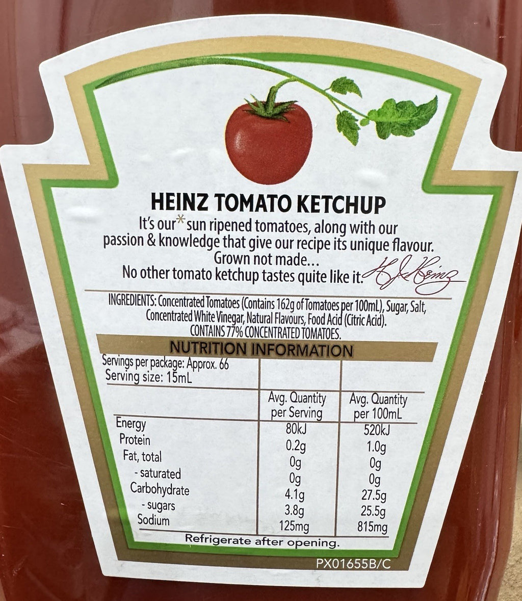 Heinz Tomato Ketchup 1 L