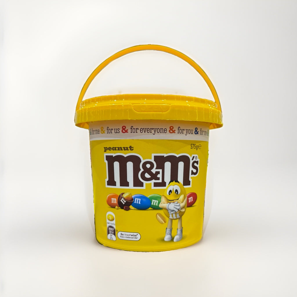 M&M's Peanut Chocolate Snack & Share Party Bucket 575g Lollies Candy Sweets