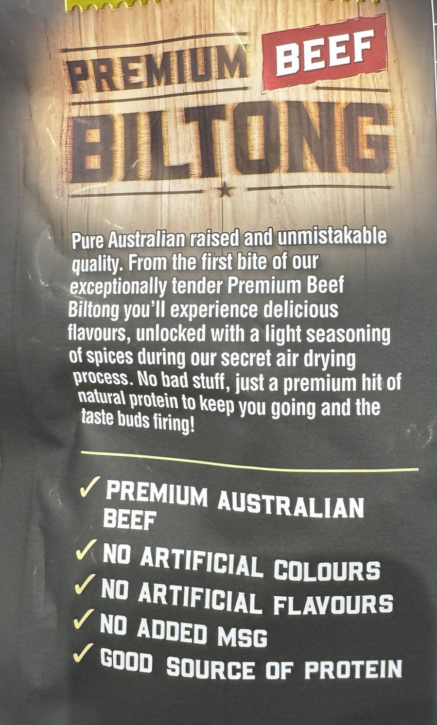 Mariani Beef Biltong Chilli 250g x2 High Protein Keto Australian Made Snack