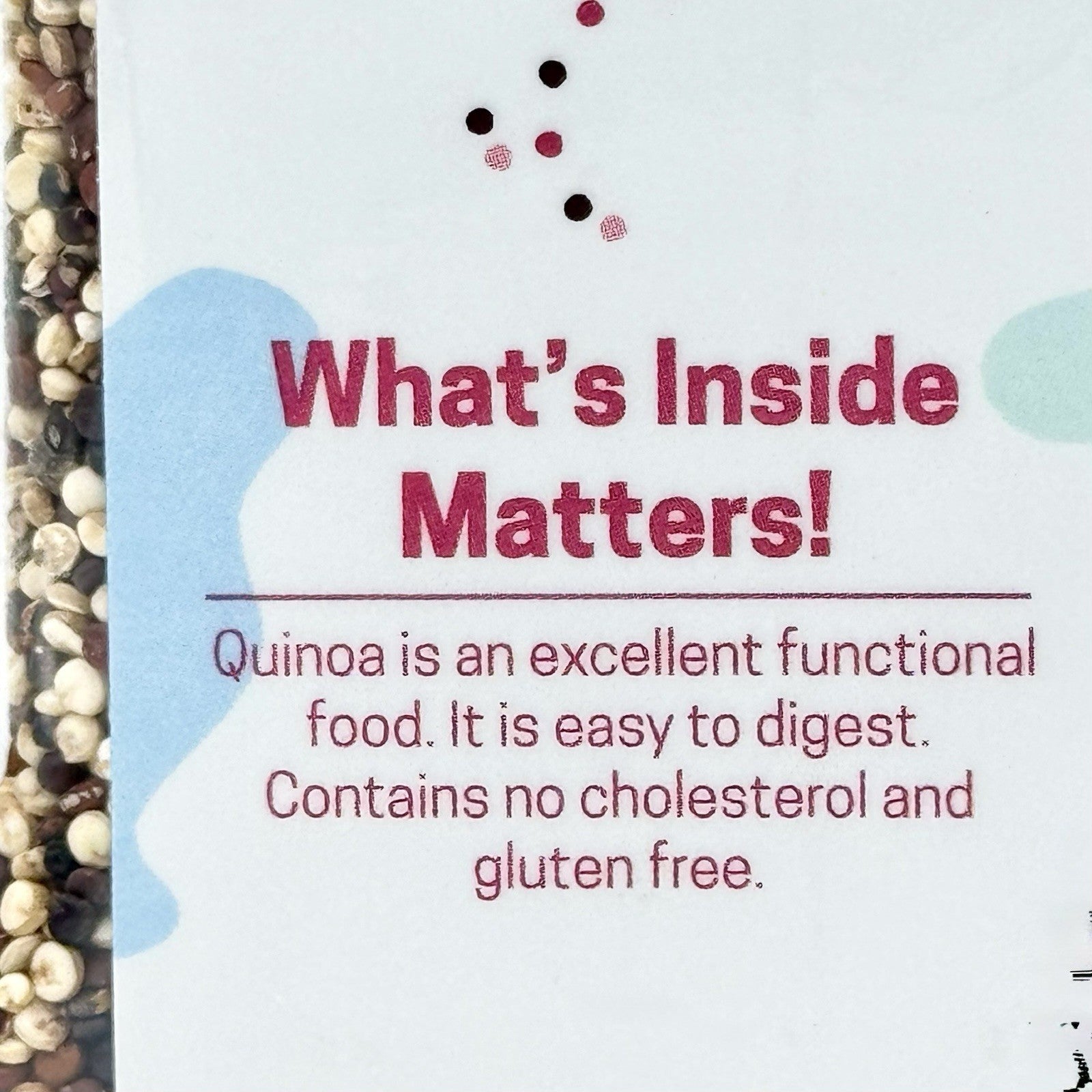 A GREEN MILL Certified Organic Tri Colour Quinoa 1.8Kg, 100% All Natural