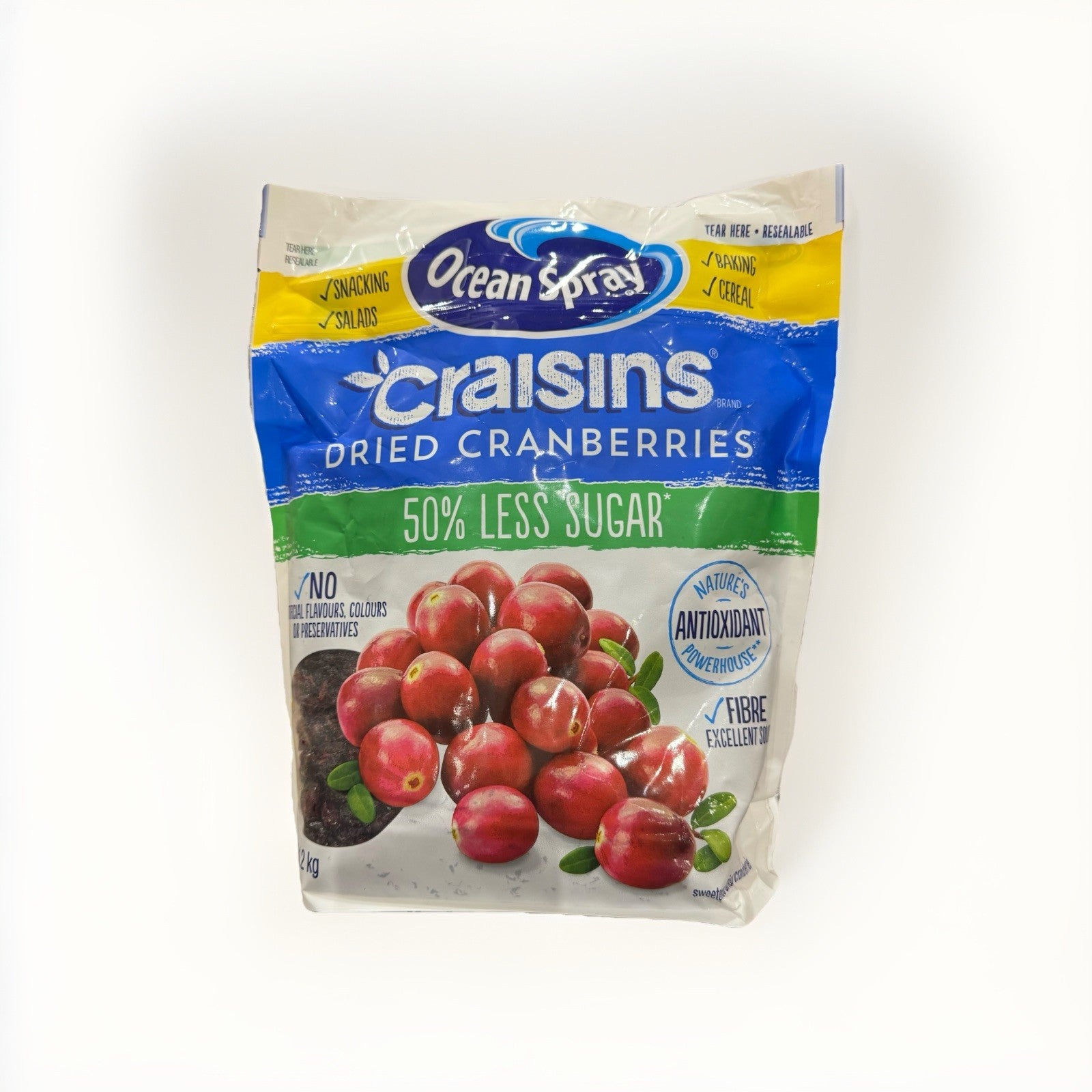 Ocean Spray Craisins Whole Dried Cranberries 1.2KG Original Fruit Juicy Non GMO