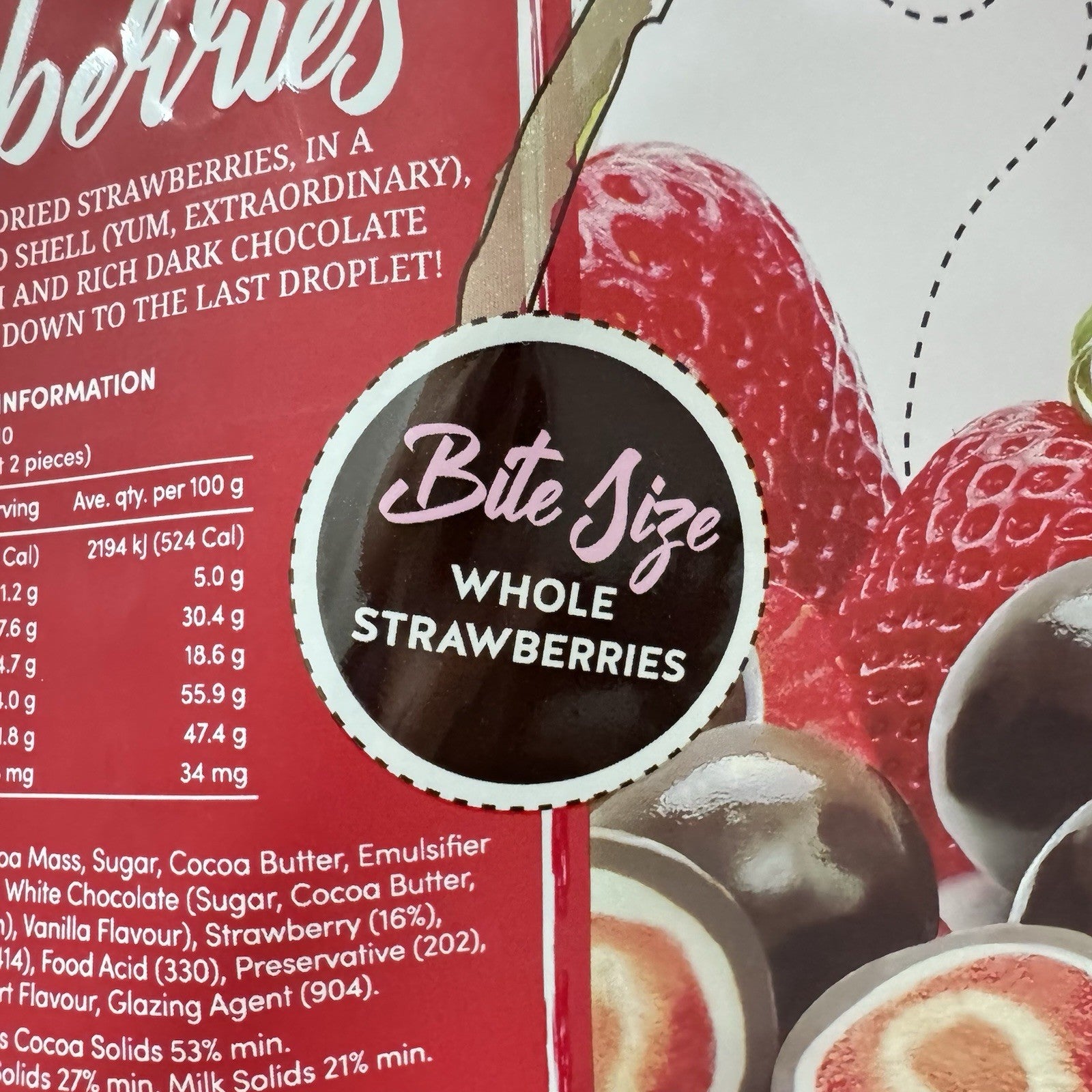 *NEW*NEW* A & R Dark Chocolate Strawberries 250g, Friendly Packaging Crafted