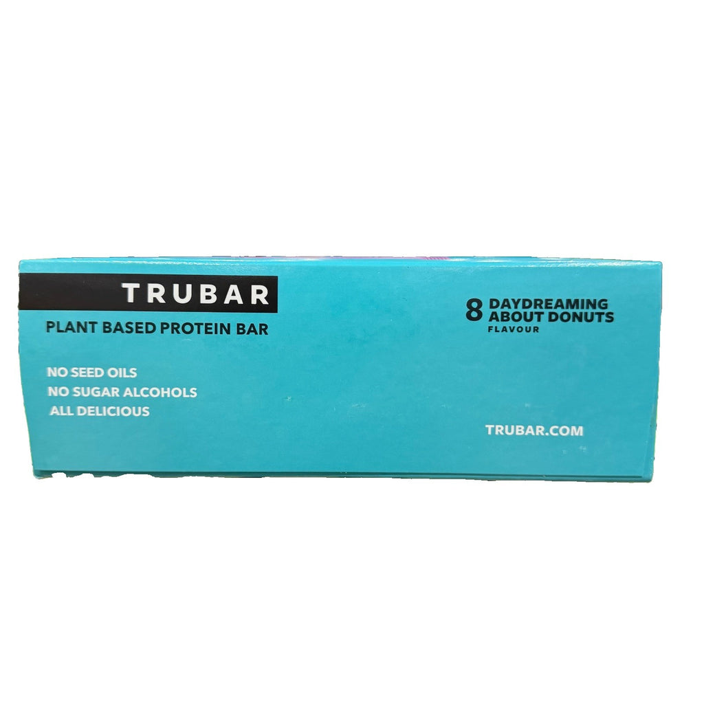TRUBAR Plant Based Protein Bar Cookie Dough & Donuts Variety Pack 16 Bars 800g