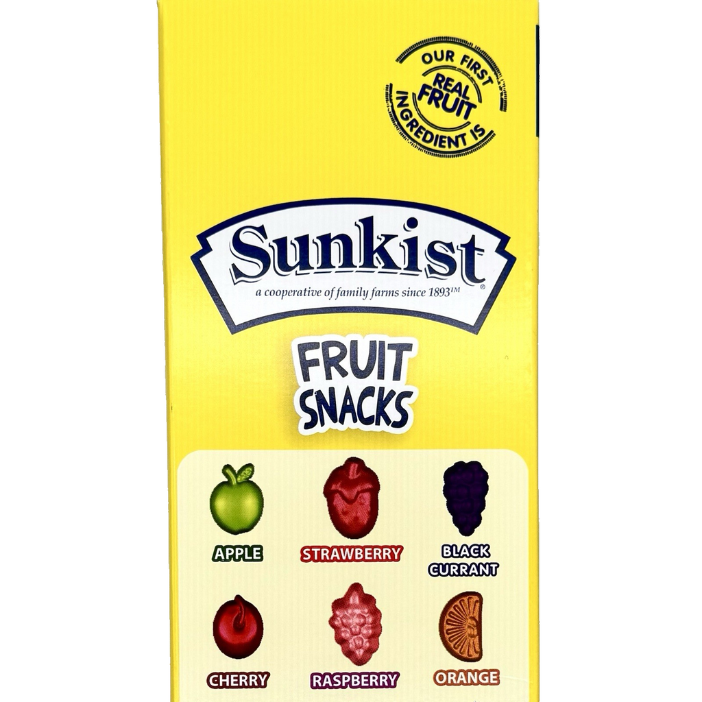 SUNKIST Mixed Fruit 80 x 23g Snacks Fat Free Real Fruit Kids Health Sweet 1.84kg